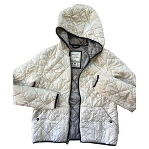 Abercrombie & Fitch Cream Quilted Jacket